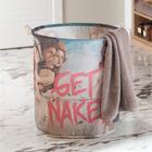 Корзина текстильная Этель "Get naked", 45*55 см - фото 9366227