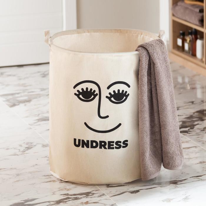Корзина текстильная «Этель» Undress, 45×55 см - Фото 1