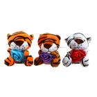 Мягкая игрушка «Тигрёнок с цветком», 8 см, на подвесе, цвета МИКС - фото 24616314