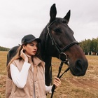 Серьги металл «Эфир» полукруг, цвет серебро - фото 61538638