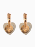 Серьги ассорти «Сердца», блёстки, цвет серебро в золоте - Фото 3