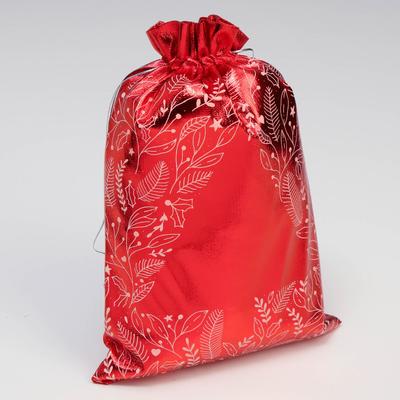 Мешочек подарочный парча «Новогоднее желание», 20 х 30 см +/- 1.5 см