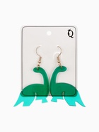 Серьги акриловые «Динозаврик», мультяшный, зелёные - Фото 3