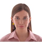 Серьги акриловые «Динозаврик» милый, фиолетово-жёлтые - Фото 4