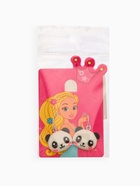 Серьги детские Выбражулька «Панды», чёрно-белые в серебре - фото 62091464