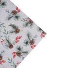 Бумага упаковочная крафтовая «Шишки», 70 х 100 см, Новый год (комплект 10 шт) - фото 25396543