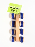 Массажёр с шипами «Гусеница», 15×6.8×6.5 см, универсальный, с ручкой, 8 колёс, деревянный, МИКС - Фото 9