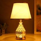 Настольная лампа с подсветкой 16679/1 E27 40Вт золото RISALUX - Фото 3