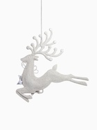 Ёлочная игрушка «Зимнее волшебство. Олень бегущий со звёздами» пластик, 22×24 см, белый - Фото 7