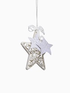 Ёлочная игрушка «Зимнее волшебство. Звезда в кружевах» пластик, 10×10 см, белый - Фото 5