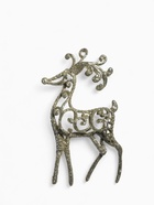 Ёлочная игрушка «Зимнее волшебство. Олень узорный блеск» пластик, 7×15 см, МИКС - фото 53014612