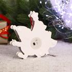 Ёлочная игрушка «Дед Мороз с ёлочкой» 14.5×14.5 см - Фото 3