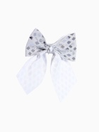 Ёлочные игрушки 2 шт. «Зимнее волшебство. Бант люкс» пластик, 12×11 см, серебро - Фото 6