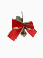 Ёлочные игрушки 3 шт. «Зимнее волшебство. Зимнее чудо» пластик, бантик цветок, 11×6.5 см, красный 6947639