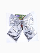 Ёлочная игрушка «Зимнее волшебство. Бант лоск» пластик, 24×26 см, серебро - Фото 7