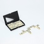 Домино классическое «Форкас», 28 шт., чёрный - Фото 2