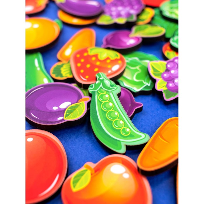 Дополнительный набор цветных деталей для Сундучка «Фрукты-Овощи» - фото 1905837844
