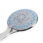 Душевая лейка 5 режимов со шлангом, стойкой, мыльницей, крепеж в комплекте. - Фото 8