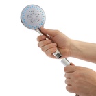 Душевая лейка 5 режимов со шлангом, стойкой, мыльницей, крепеж в комплекте. - Фото 10