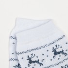 Носки женские «Оленята» цвет белый, размер 23-25 - Фото 3