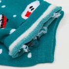 Носки женские«Снеговики» цвет бирюзовый, размер 23-25 - Фото 4
