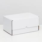 Коробка самосборная "Почтовая", белая, 30 х 20 х 15 см - фото 9367465