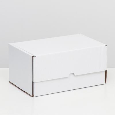 Коробка самосборная "Почтовая", белая, 30 х 20 х 15 см