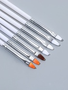 Набор кистей для наращивания и дизайна ногтей, 15 шт., белый - Фото 3