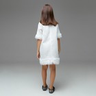 Платье для девочки MINAKU: PartyDress цвет белый, рост 128 - Фото 4