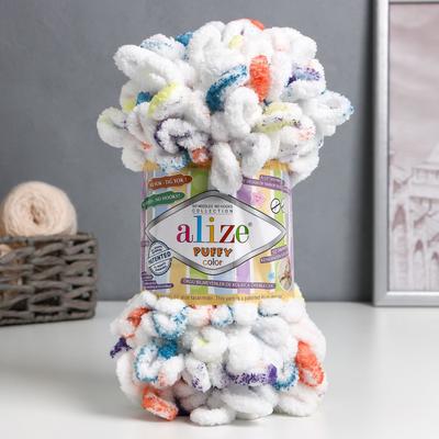 Пряжа "Puffy color" 100 % микрополиэстер 9м/100г (7539)