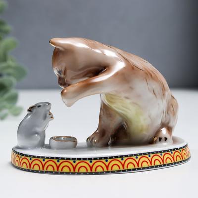 Сувенир керамика "Кошки-мышки" МИКС  9х12х8 см