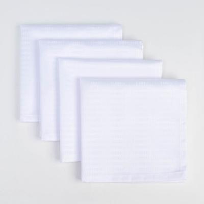 Набор салфеток «Этель» Shine, 45×45 см, белый, с пропиткой ВГМО, 192 г/м²