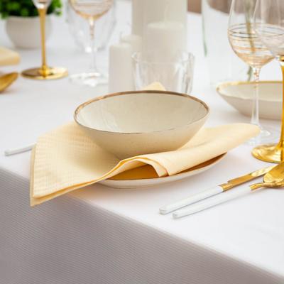 Набор салфеток «Этель» Shine, 45×45 см, с пропиткой ВГМО, 192 г/м², молочный