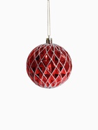 Ёлочные игрушки «Изысканные грани», шары новогодние, d=8 см, набор 12 шт., красный - Фото 4