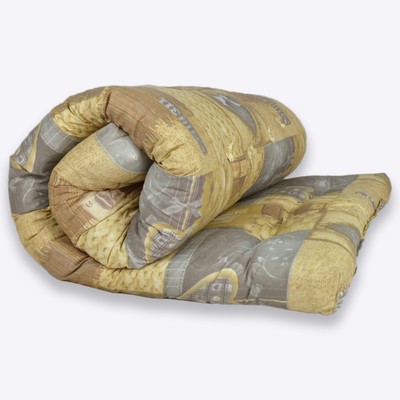 Матрас ватный 90×200 см, высота 7 см, чехол полиэстер, МИКС