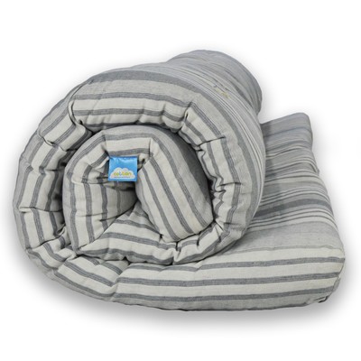 Матрас ватный 120×200 см, высота 7 см, чехол тик, МИКС