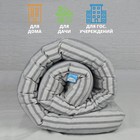 Матрас ватный 180×200 см, высота 7 см, чехол тик, МИКС - Фото 3