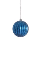 Ёлочные игрушки «Роксолана», шары новогодние, набор 6 шт., d=8 см, бело - синий 6536935