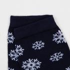 Носки детские «Мишка и снежинки» цвет синий, размер 20-22 7306995