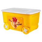 Ящик для хранения игрушек «Фиксики» на колесах, 50 литров - фото 9368137