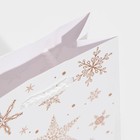 Пакет ламинированный вертикальный «Снежинки», S 11,5 × 14,5 × 5,5 см - Фото 4