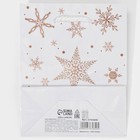 Пакет ламинированный вертикальный «Снежинки», S 11,5 × 14,5 × 5,5 см - Фото 6