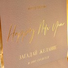 Пакет подарочный новогодний ламинированный «Загадай желание», 21.5×25×10 см 6959969