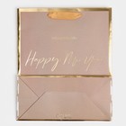 Пакет подарочный новогодний ламинированный «Загадай желание», 21.5×25×10 см 6959969