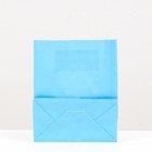 Пакет крафт "Радуга" голубой, 22 х 12 х 27 см - Фото 2