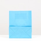 Пакет крафт «Радуга» голубой, 22×12×27 см - Фото 2