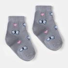 Носки для девочки Collorista цвет серый, р-р 27-29 (18 см) - фото 320357160