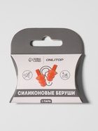Беруши, 2.5×1.2 см, в коробке, пара, силиконовые, оранжевые - Фото 6