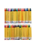 Мелки восковые Calligrata, цветные, 36 цветов - Фото 6