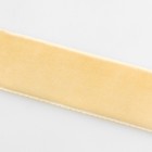 Лента бархатная, 20 мм, 18 ± 1 м, цвет молочный №04 - Фото 3